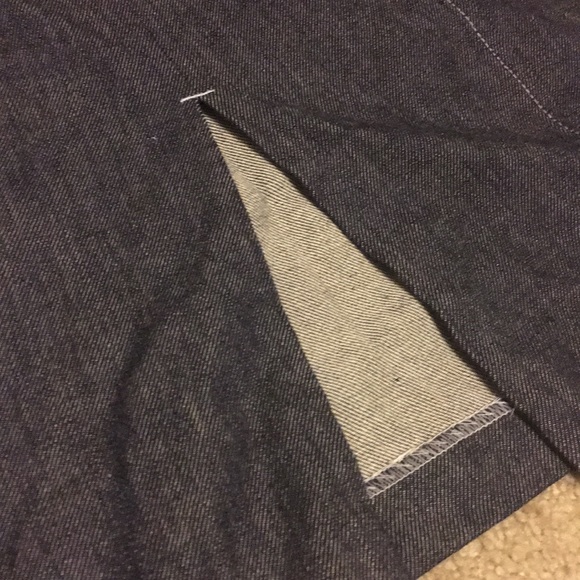 Express Denim Strapless Dress - Picture 5 of 6